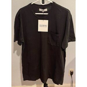 FREEMANS BLACK T SHIRT SZ LARGE
